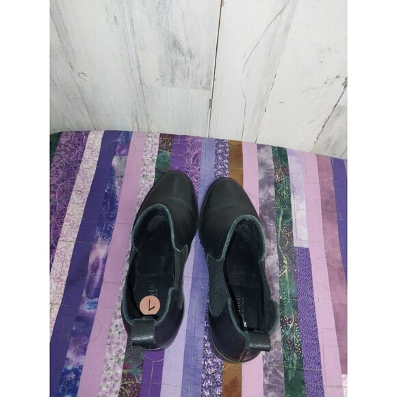 Fabianelli Women's Size 38 Black Leather Ankle Boots Made In Italy - Picture 8 of 11